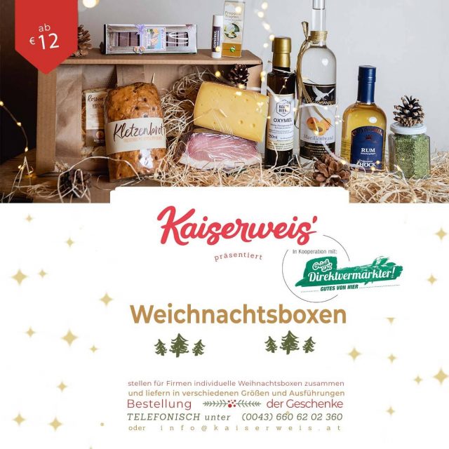 Kaiserweis – GriaßDi! Direktvermarkter Weihnachtsbox 2021