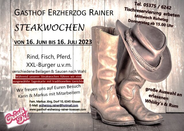 Wimpei: Fronleichnam Frühschoppen & Steakwochen 2023
