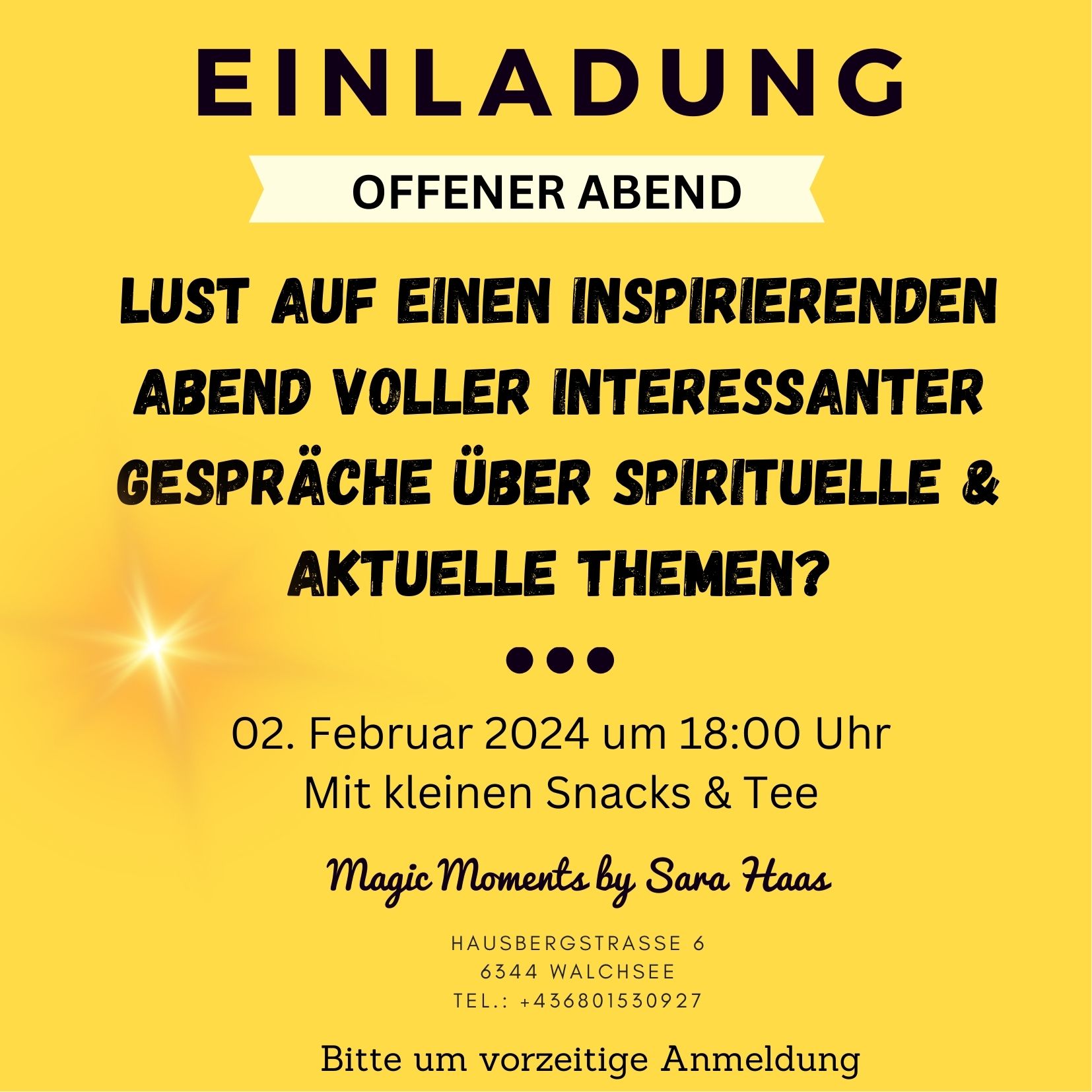 Offener Abend 02.02.2024