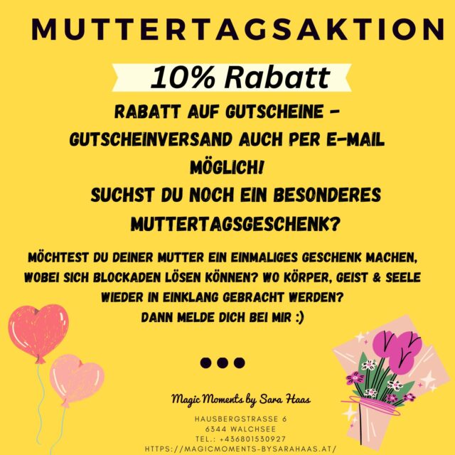 Muttertagsaktion 2024 by Magic Moments
