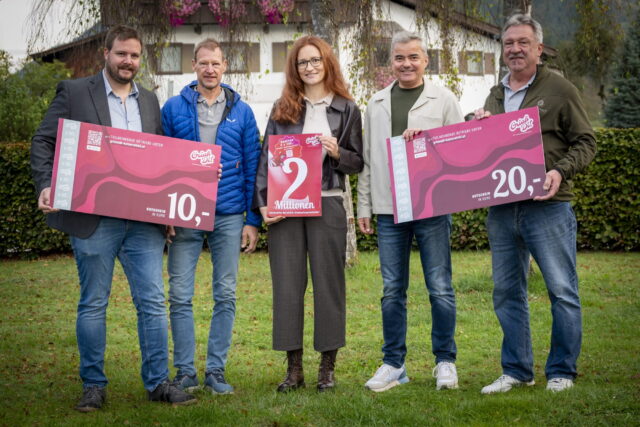 Zwei Millionen Euro verkaufte GriaßDi!-Einkaufsgutscheine
